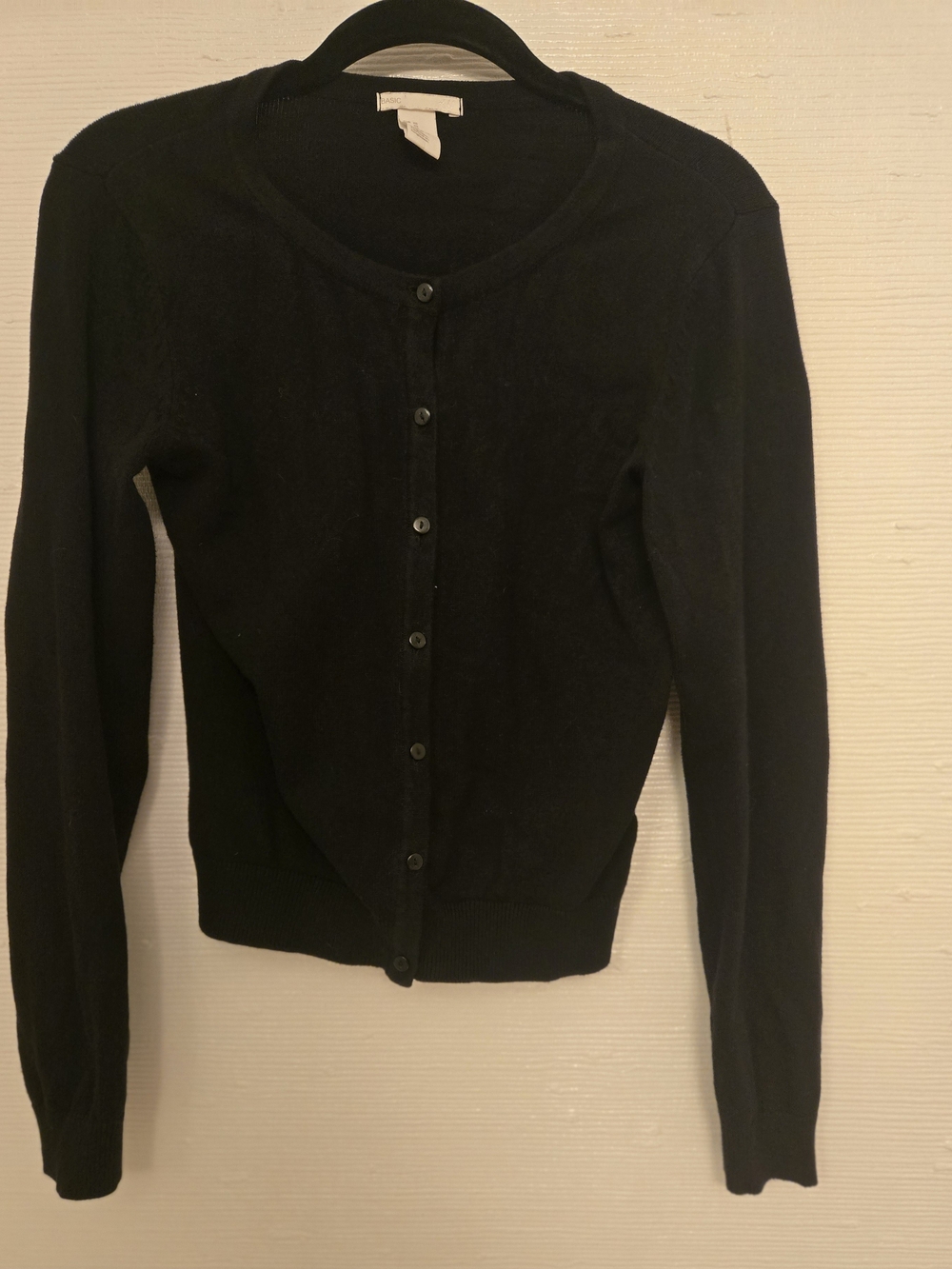 H&M Black Button-Up Women's Cardigan